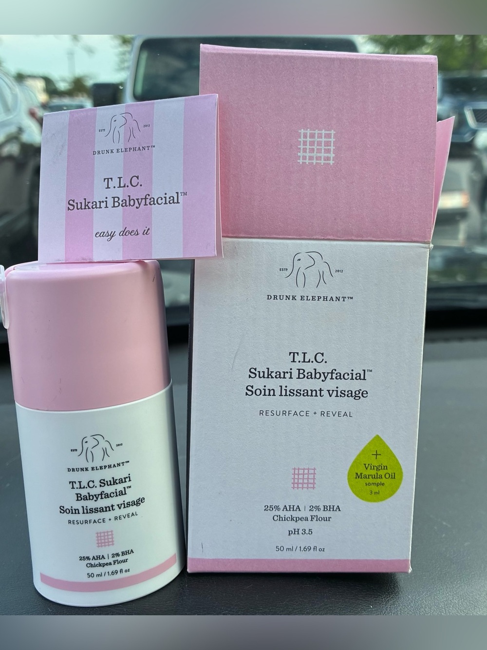 Drunk Elephant T.L.C. Sukari Babyfacial 50ml AHA BHA Mask New In Box Sealed